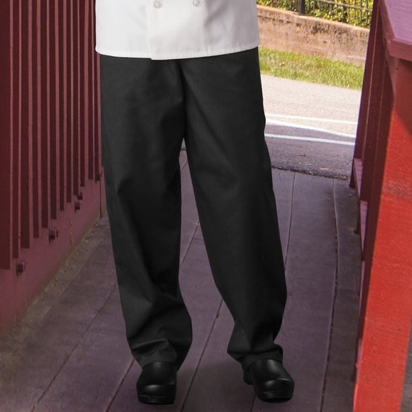 Traditional Chef / Kitchen Pant 2XL Black - Picture 2 of 6